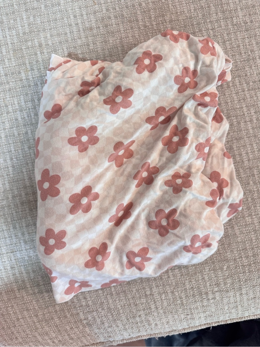 Floral Bamboo Crib Sheet - Soft Flower Print